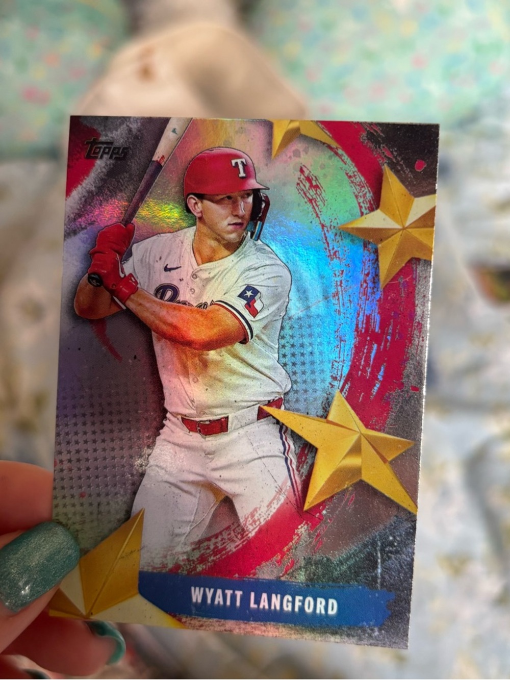 Texas Rangers Topps baseball card - Picture 10 of 10